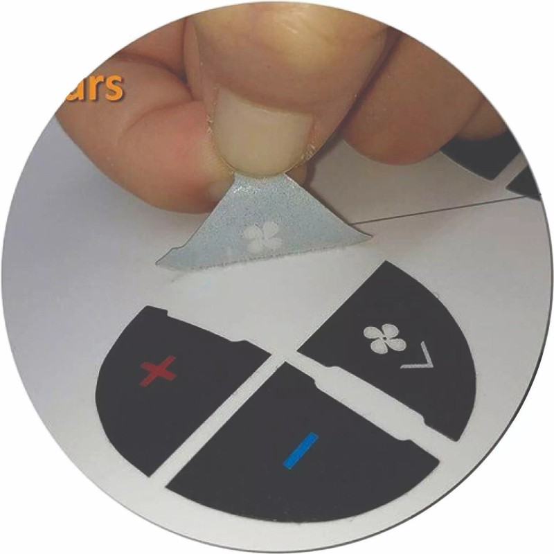 World Graphix 10-15 Jaguar XJ CLIMATE CONTROL MATTE BUTTON REPAIR