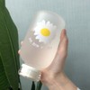 480ml Milk Juice Cute Water Bottle with Scale 2 Lids