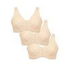 Eden House Ladies | Pack of 3 Bra Original Front