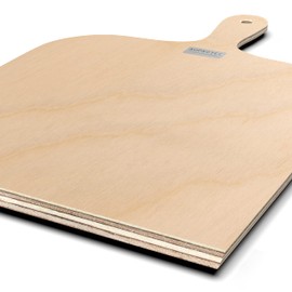 AUPROTEC Yves Pizza Shovel Wooden Pizza Board Birch Polished Size S 26 x 20 cm