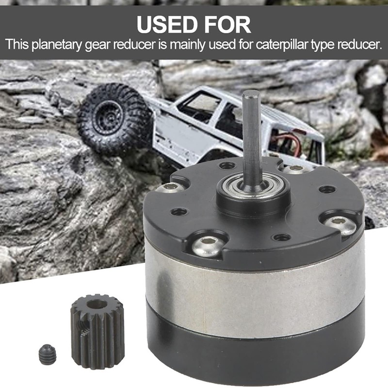 Gear Reducer Motor, RC Motor, Durable, Compact Design, Metal Product,