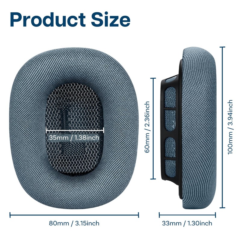 Ear Pads Replacement for AirPods Max Headphone by MMOBIEL -