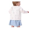 Petit Bateau Abbigliamento Giorno Bambino Ragazza, Marshmallow, 6 Mesi