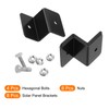 sourcing map 4 Pack Z Brackets, 30mm Aluminum Alloy Solar