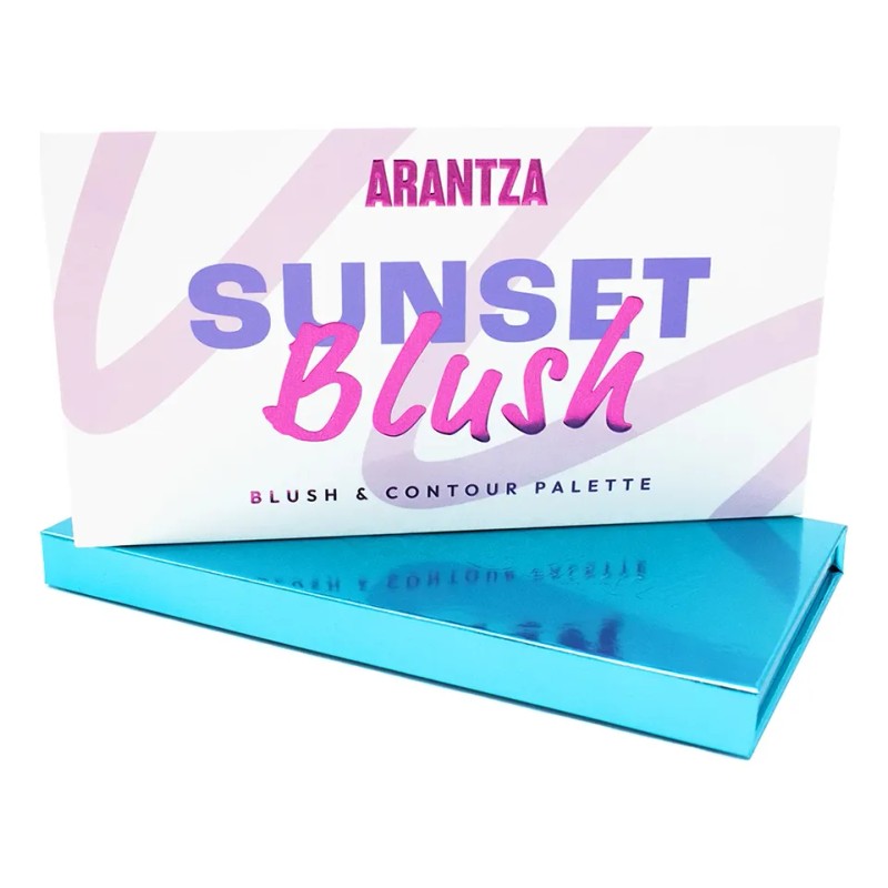 Paleta Rubor e Iluminador Arantza Sunset Blush Mate Mixto 8