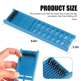 Qaestuan 4 Pieces Fishing Hook Organiser, Fishing Tackle for Fishing Line Holder, Fishing Winding Board, Fishing Line Organiser, Fishing Line Winder, Fishing Tool, Fishing Hook Holder, Fishing Tackle Board Abs