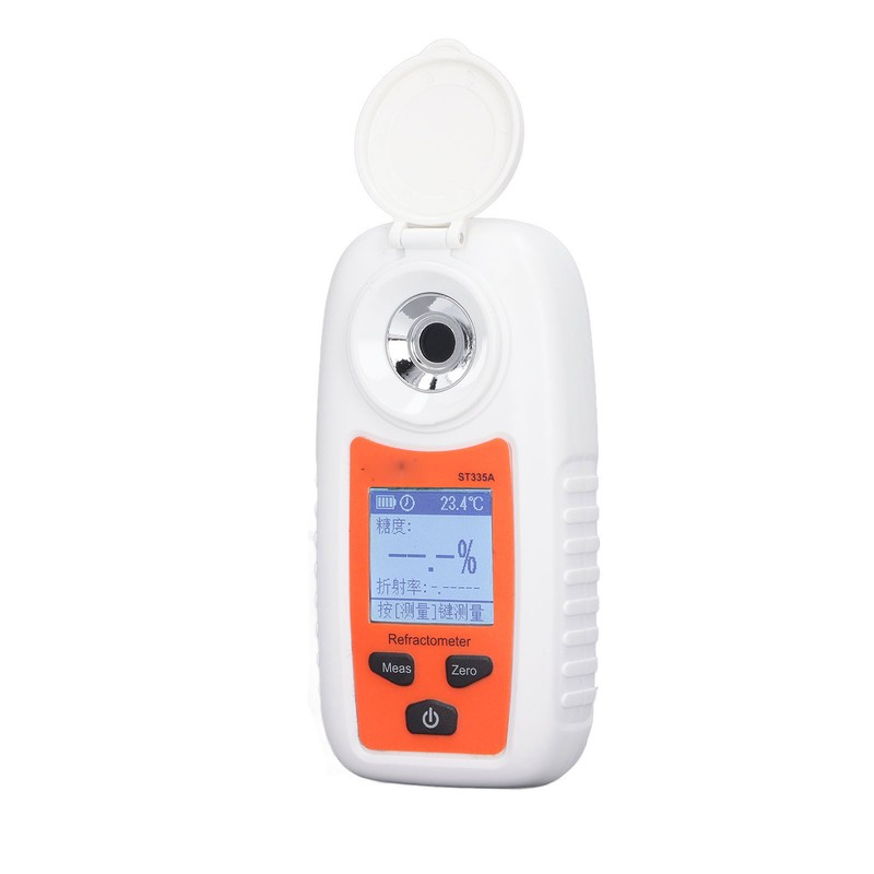 LCD Brix Digital Refractometer Non Slip Dust Proof Cover Digital