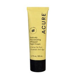 Acure | Crema nocturna rejuvenecedora para atenuar arrugas | Con multi péptidos, vitamina C y glicoproteinas, 50 ml