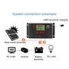 LCD PWM Solar Charge Controller 12V 24V Automatic Recognition Solar