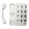 Tel UK Desk Telephone Hearing Aid Compatible - White Brand