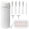 4-in-1 Travel Dispenser Bottle,4 Pack 30ML Travel Bottles for Toiletries
