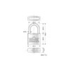 High Logic G-264 Dimple Padlock, 1.2 inches (30 mm), 3