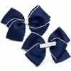 Hair Bows for Girls, 2 Pack 5 Inch Grosgrain Boutique