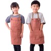 Chapdaddy Crafter Apron for Kids, Girls, Boys, Elementary School, Cooking,