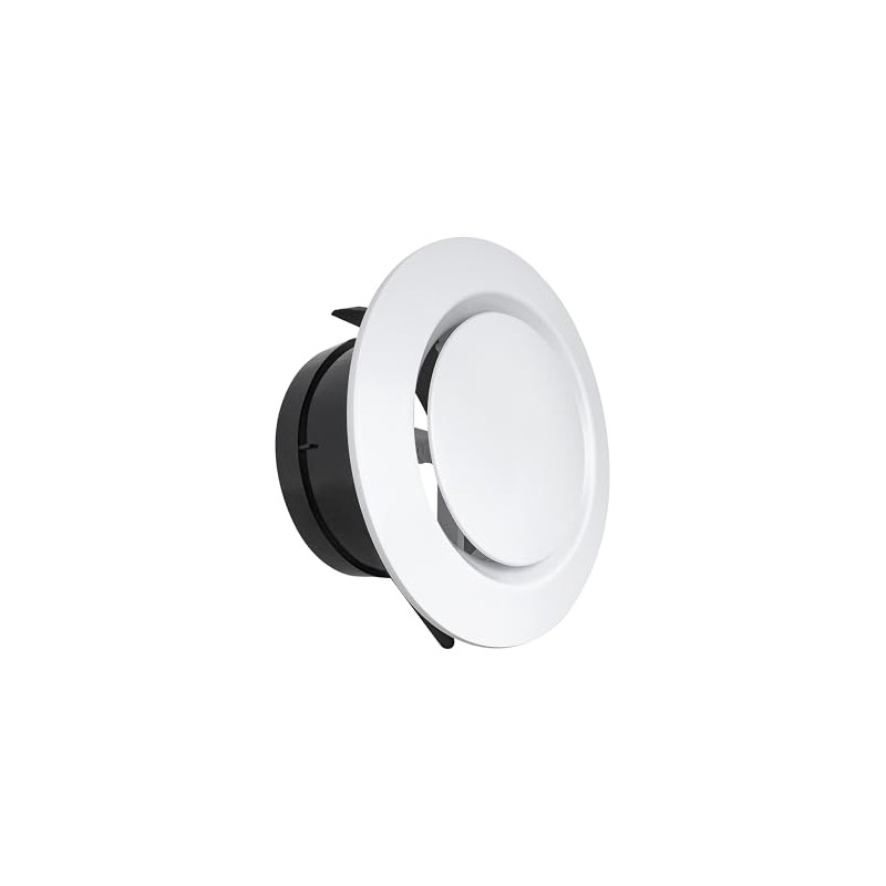 4 Inch Adjustable Air Vent Cover, ABS Round Ceiling Vent