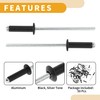 Partuto 50 Pcs Dome Head Large Flange Blind Rivets Aluminum