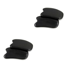 SAFIGLE 2pcs Buffalo Horn Gua Scraping Massage