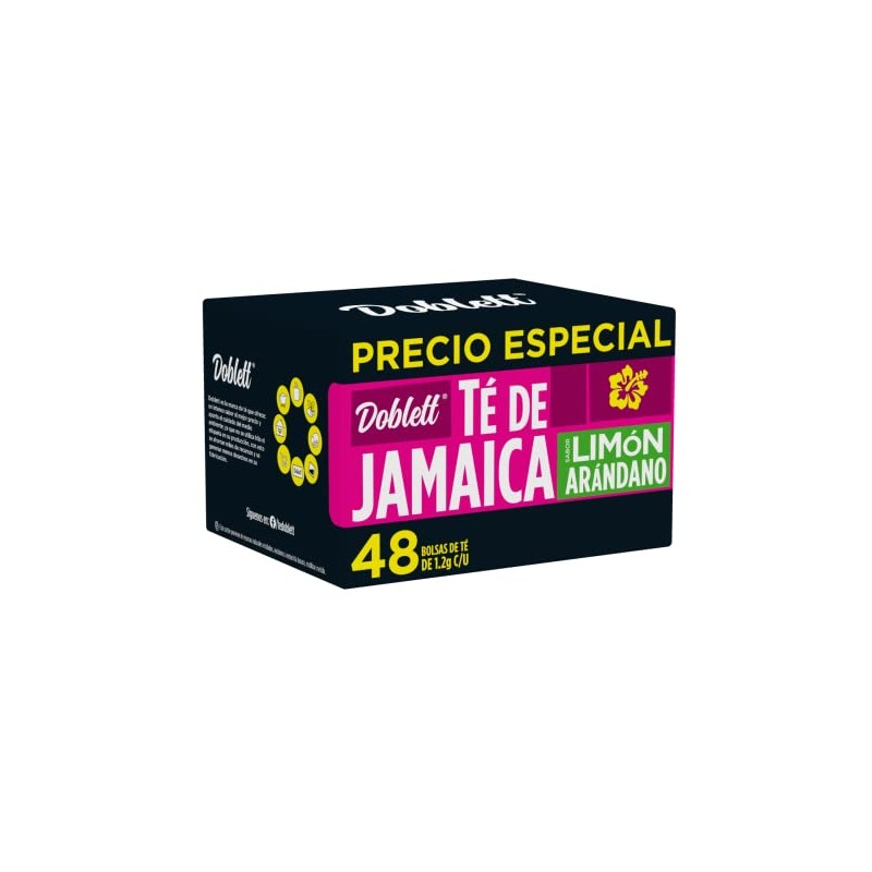 Té Doblett Jamaica Limón Arándano 48 sobres