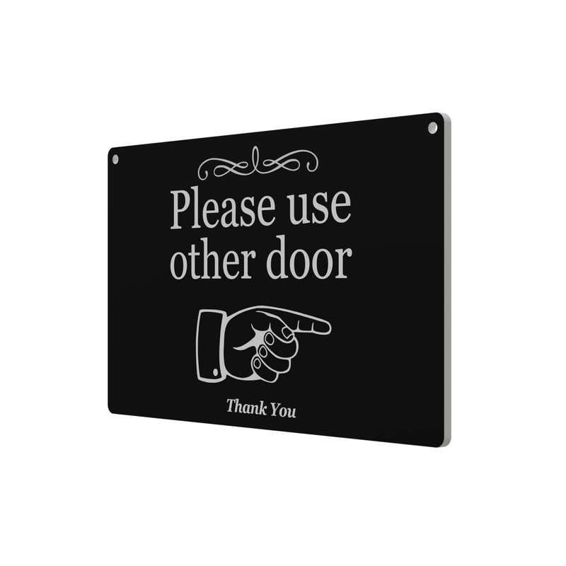 Reversible | Double Sided | Black and White 'Please use