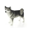 The Leonardo Collection The Leonardo Dog Studies Huskey Figure/Ornament, Resin, Grey & White, H14cm, LP45285