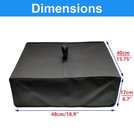 SHTCSZBA Deep Fryer Cover, Dustproof | Waterproof Anti-static | Scratch-resistant | Heat-Resistant | 600D Nylon Fabric Dust Cover for Secura 1700-Watt Deep Fryer