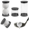 TWZKXC 4 Pack Clear Tube Golf Ball Storage Case, 2
