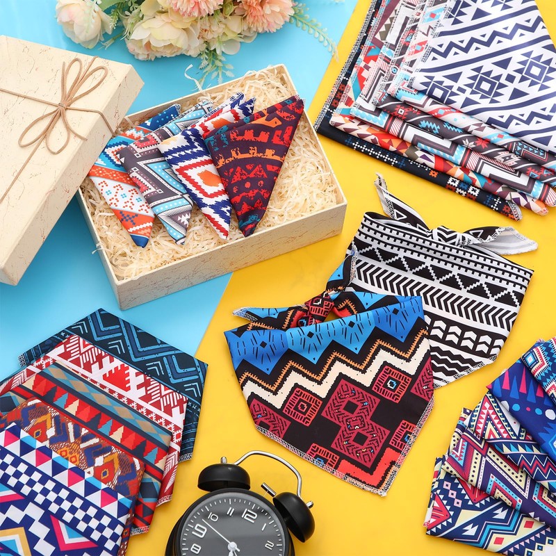 Amylove 120 Pcs Dog Bandanas Bulk Holiday Triangle Dog Pack