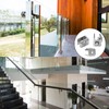 8 x Adjustable Glass Brackets Supports, 5mm -8mm Glass Shelf