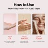 Maxclinic - Rose Vitamin Oil Foam - Limpiador Facial Coreano