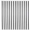 Myard 29 Inches Classic Hollow Round Iron Deck Balusters for