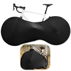 Black Bicycle Cover, Bicycle Cover, Waterproof, Weatherproof Bicycle Garage Indoor, Dustproof Bicycle Protective Cover Made of Polyester, Washable Bicycle Cover for Mountain Bike, Road Bike, City Bike