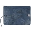 Modern Artisans Hokusai Wave American-Made Embossed Leather Writing Journal Cover,