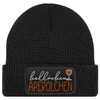MoonWorks® Women's Beanie with Patch They See Me Aperollin Knitted