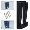 AMTHKNO Video Doorbell Vinyl Siding Mounting/Adapter Angle Adjustment Plate W/Hardware,
