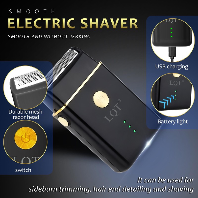 Hair Clippers for Men with LED Display, 3-Piece Grooming Kit