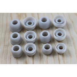12Pcs Replacement Earbuds Eartips Earbud Ear Tips Ear Buds Eargels Earpads for Powerbeats 2 Wireless Earphones Grey