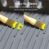 Acopelo Paint Brush Holder Set, Portable Silicone Stands with 4