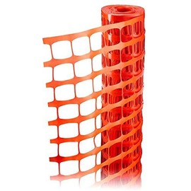 Troy Safety Safety Barrier Fence Finished Edge 4' x 100', Orange