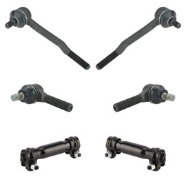 TRQ Front Inner and Outer Tie Rod Set Compatible with 1986-1995 Toyota 4Runner Pickup 1993-1998 T100