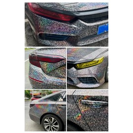 LZLRUN LZLRUN Forged Gloss Carbon Fiber Blue Vinyl Wrap Roll Air Release Sticker Sheet Film DIY Decal Car Auto Vehicle Morotcycle Self Adhesive (1ft x 10ft, Chameleon)