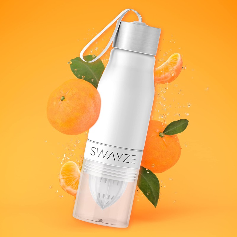 Water Bottle Fruit Infuser, BPA Free, Infusion Section, Fruit Squeezer