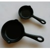 Inomata Measuring Spoon Skillet Black