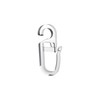 Interdeco Folding Hooks with Eyelet 6.2 mm Diameter, Clip Over