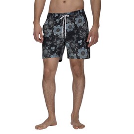 Hurley Men's Standard Printed 17" Volley Swim Short, Outdoor Green, X-Large
