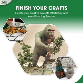 Aves Finishing Solution - All-Purpose Epoxy Detailing & Cleaning Solution for Smoothing, Texturing & Tool Clean-Up – Safer Solvent Alternative for Epoxy, Paints & Coatings-Easy Water Clean-Up -4 fl.oz