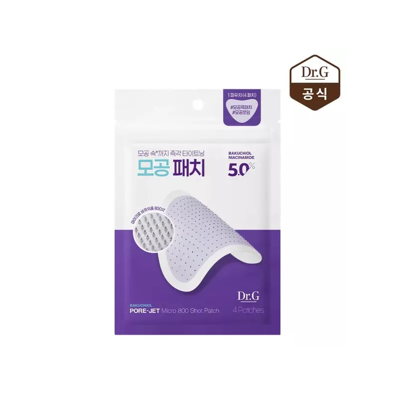 Dr. Jigi 닥터지 바쿠치올 포어젯 마이크로 800샷 패치 4P Dr.