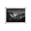 RY DISPLAY 8.5x11 Floating Acrylic Picture Frame with Chrome Standoff