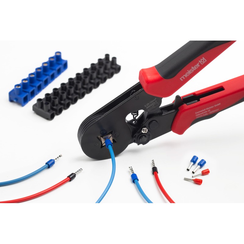 Meister Crimping Pliers Set 1200 Pieces - Includes Ferrules -