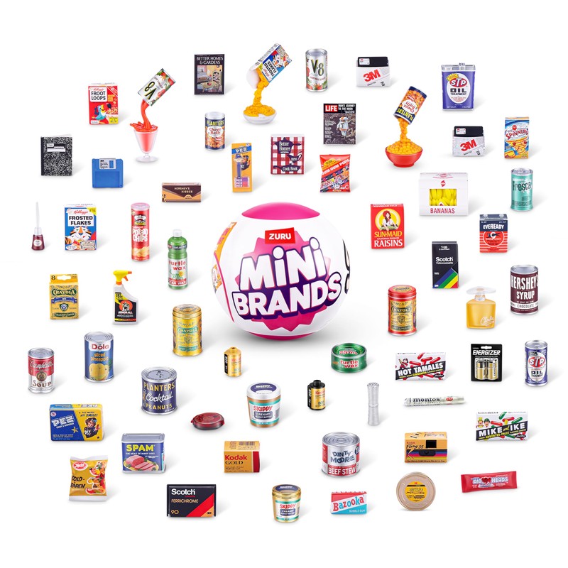 Mini Brands Retro 2 Pack Capsule with 60+ Mystery Mini's