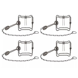 Duke  (4 Traps) DUKE 110 Body Grip Traps - #0400 - For Mink, Muskrat & Weasel - 4.5"